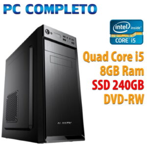 Computer Assemblato Intel Core i5-650 Ram 8GB SSD 240GB DVD-RW
