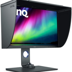 BenQ PhotoVue Monitor SW270C Monitor da 68,58 cm (27 pollici) ( 2560 X 1440 pixel, USB Type-C, tecnologia AQCOLOR, 99% Adobe RGB, LUT 3D a 16 bit, tecnologia IPS), monitor per fotografi, nero