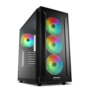 Sharkoon CASE GAMING TG6M RGB ATX VETRO TEMPERATO NO ALIMENTATORE