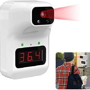 TERMOMETRO TERMOSCANNER INFRAROSSI A PARETE AUTOMATICO CON DISPLAY
