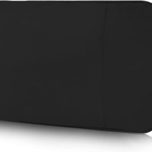 Eucomir Custodia PC per Laptop 15.6, Borsa pc 15.6 Pollici, Custodia Computer, Borsa Protettiva Per Laptop, Borsa Porta Pc Portatile, Custodia Protettiva Per Laptop Impermeabili, Nero