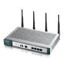 UAG2100 Unified Access Gateway 2100, Hot-Spot N 300Mbps. 4 Porte LAN Giga, 1 porta WAN, supporto fino a 100 utenti incluso (estendibile a 200), rilascio credenziali tramite Web. SMS/Stampante opzionali. Wireless LAN Controller 8 AP opzionale. Facebook Login.,