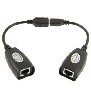 USB a RJ45 Coppia estensione via cavo di rete