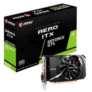 SCHEDA VIDEO GEFORCE GTX1650 D6 AERO ITX OC 4 GB (V809-3446R)