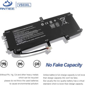 VS03XL Laptop Batteria per HP Envy 15T-AS000 15T-AS100 15-AS000 15-AS133CL AS020NR AS027CL AS182CL AS043CL AS014W AS091MS AS028TU AS014WM HSTNN-UB6Y 849313-850 849047-541 TPN-I125 3ICP7/61/80