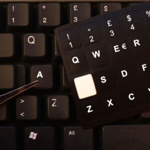 Lettere tasti stickers adesivi tastiera italiana adesiva universale per notebook