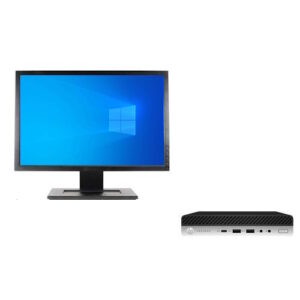 BUNDLE PC MINI HP 600-800 G3 INTEL CORE I5-6GEN. + MONITOR HP 23" RNZ23I PICK & RETURN
