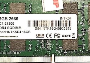 KingFast (chip SK hynix) 8 GB DDR4 SODIMM KF2666NDCD4-16 GB di RAM per notebook